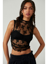 Free People Nice Try Solid Muscle Tank | Black