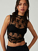 Free People Nice Try Solid Muscle Tank | Black