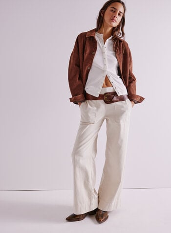 Free People Breezy Denim Pull-On Jeans | Bright Lights