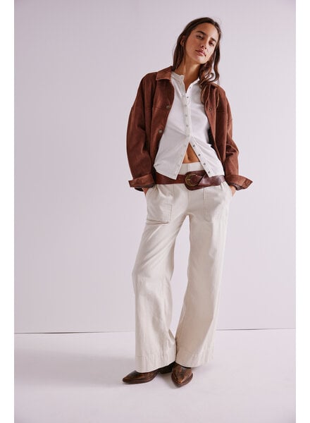 Free People Breezy Denim Pull-On Jeans | Bright Lights
