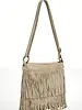 Keri Suede Leather Crossbody Bag | Taupe