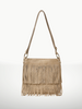 Keri Suede Leather Crossbody Bag | Taupe