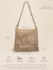 Keri Suede Leather Crossbody Bag | Taupe