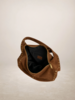 Kaden Suede Leather Bag | Brown