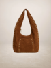 Kaden Suede Leather Bag | Brown