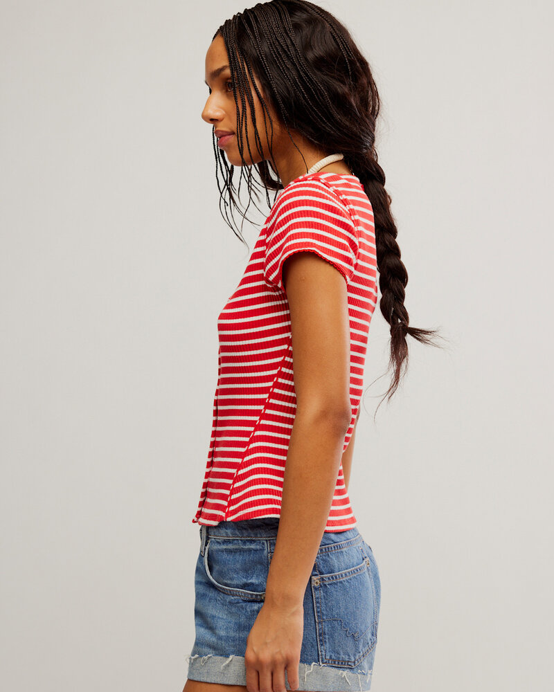 Free People Most Wanted Cardi | Red Stripe