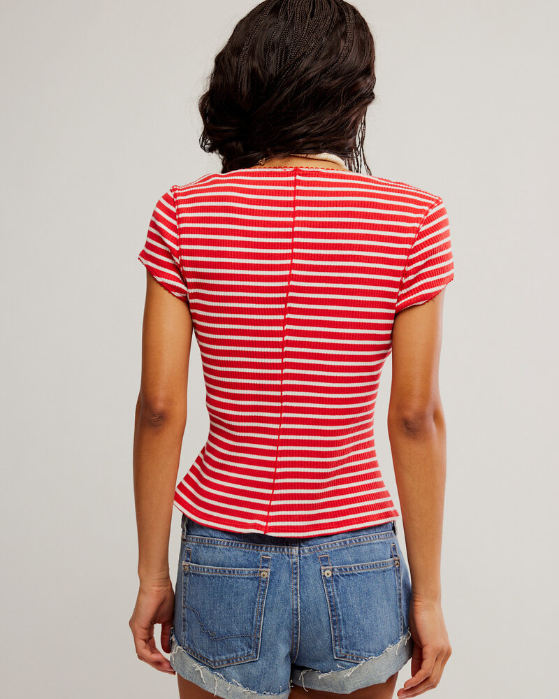Free People Most Wanted Cardi | Red Stripe