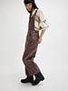 Free People Good Luck Barrel Overalls | Chocolate