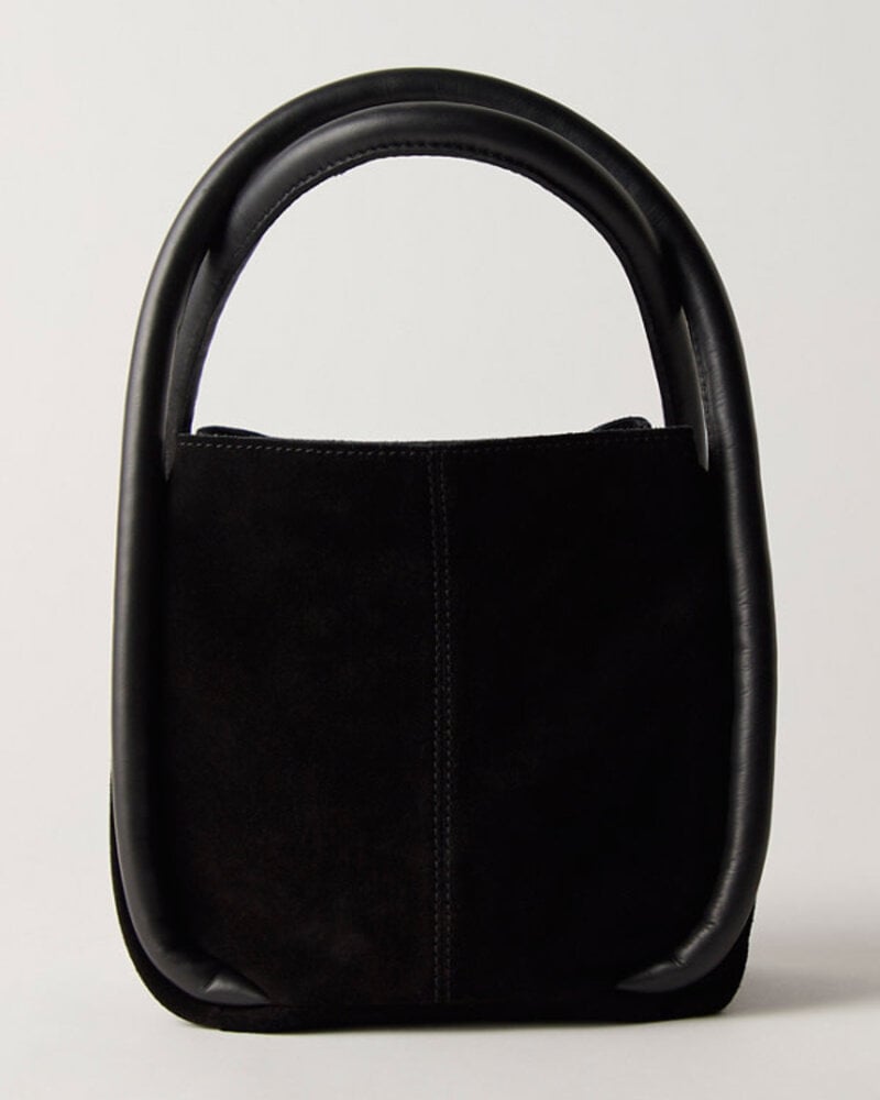 Free People Barlow Suede Bucket Bag | Black