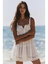 Free People So In Love Mini Slip Dress | Ivory
