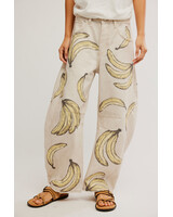 Free People Good Luck Printed Barrel Jeans | Bananas