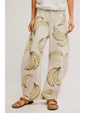 Free People Good Luck Printed Barrel Jeans | Bananas