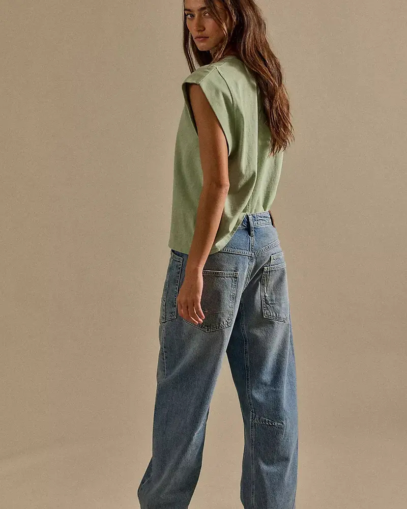 Free People Minimalist Moxie Barrel Jeans | Country Fair