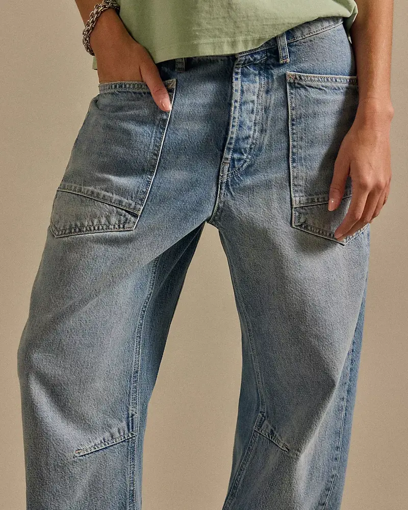 Free People Minimalist Moxie Barrel Jeans | Country Fair