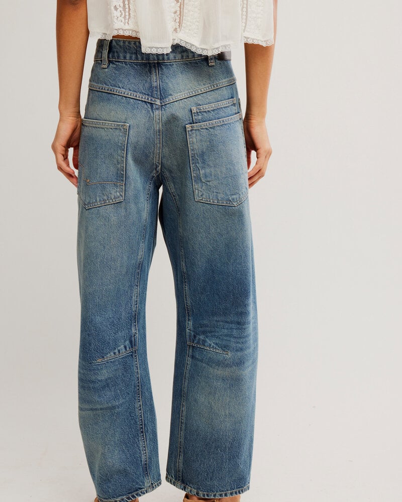 Free People Minimalist Moxie Barrel Jeans | High Hopes