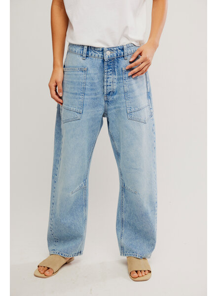 Free People Minimalist Moxie Barrel Jeans | Country Fair