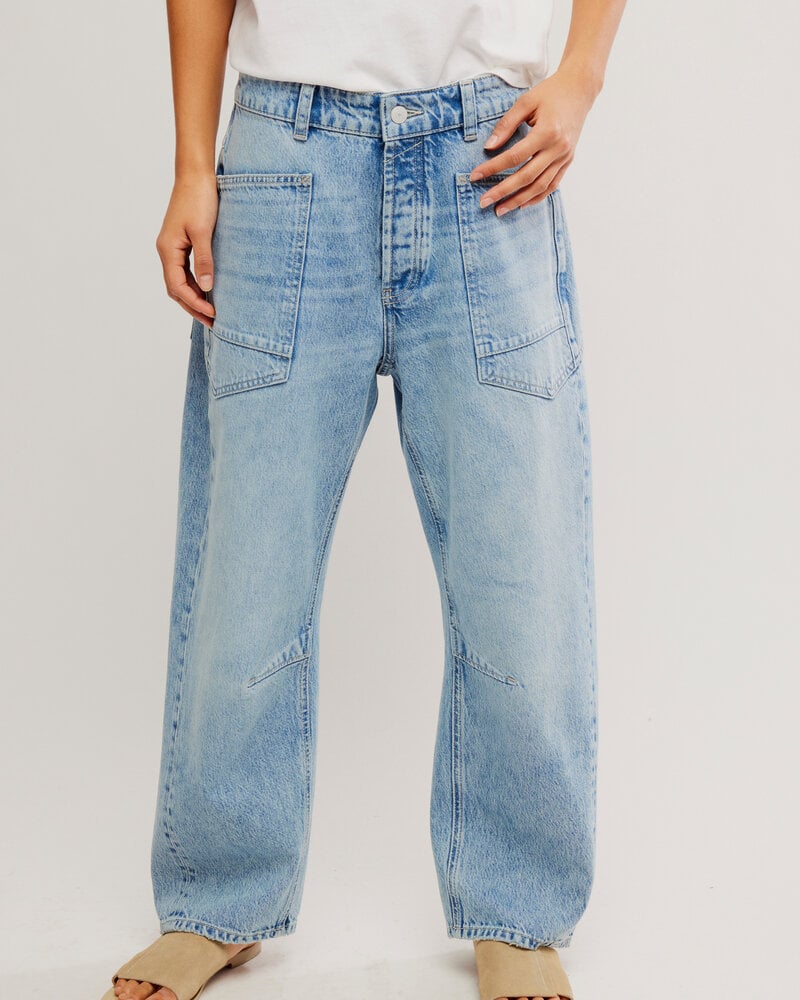 Free People Minimalist Moxie Barrel Jeans | Country Fair