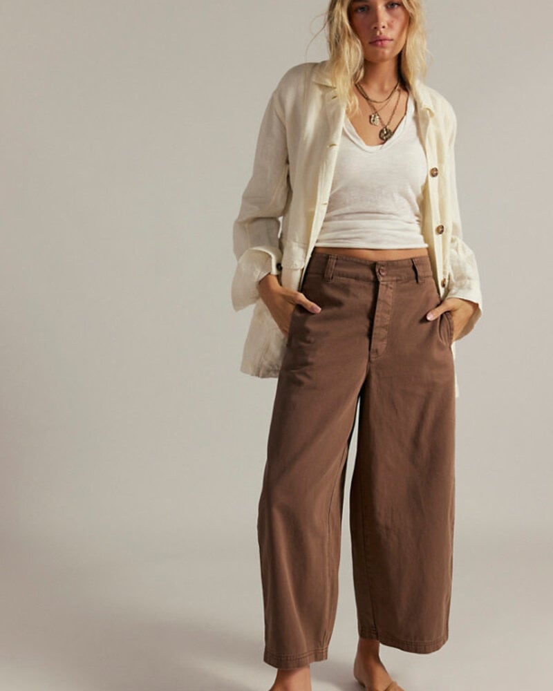 Free People Lay Down Chino Trousers | Brownie