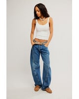 Free People Fable Low-Rise Twisted Bowed Jeans | Heart Song