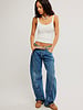Free People Fable Low-Rise Twisted Bowed Jeans | Heart Song