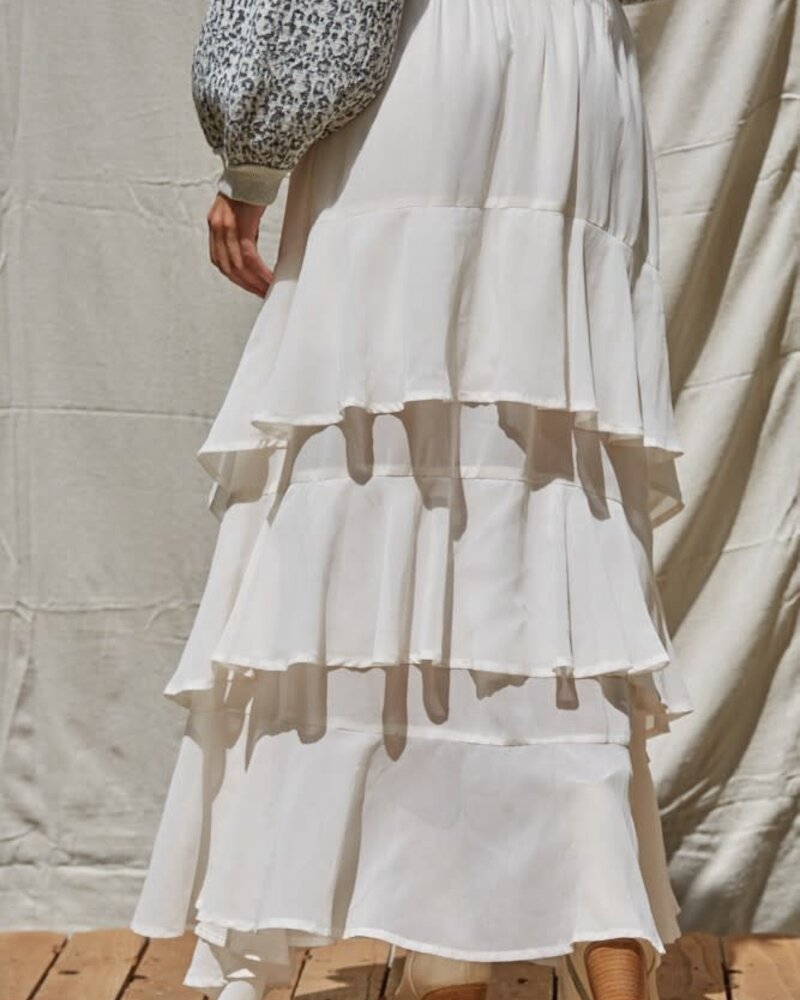 Fay Tiered Ruffle Skirt