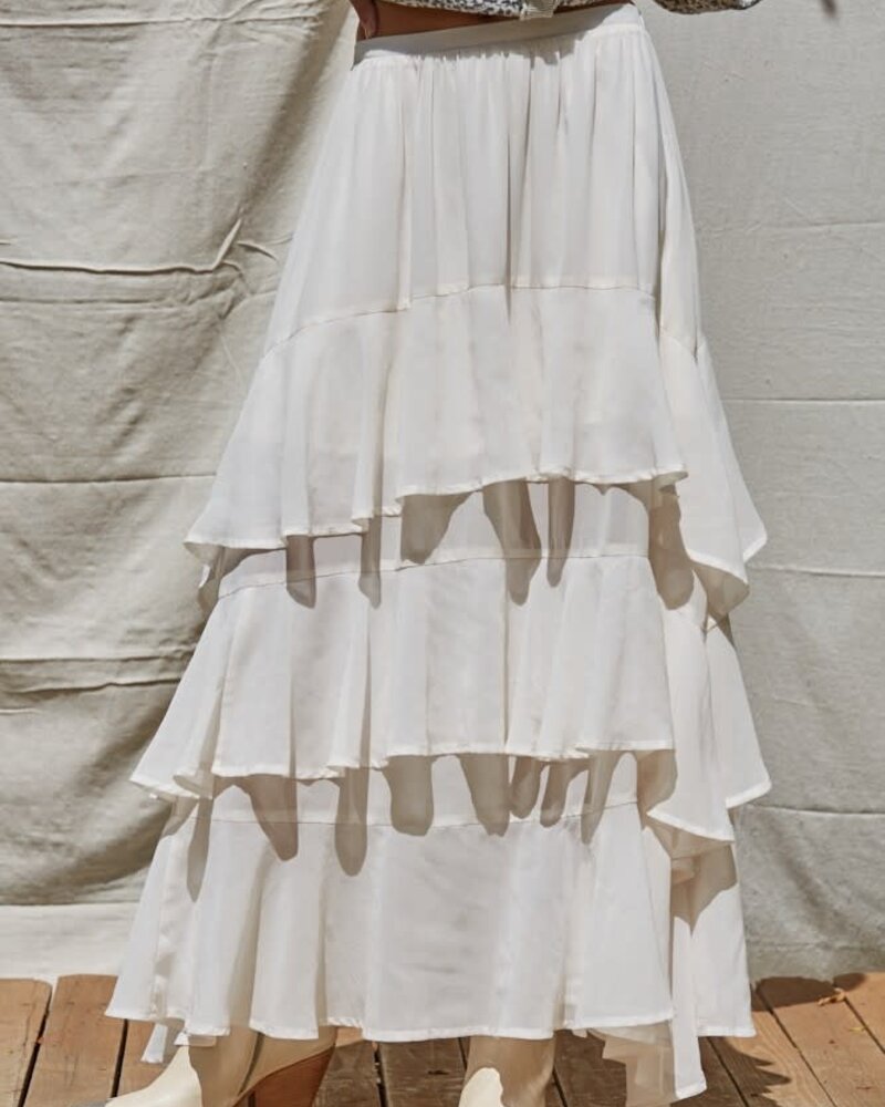 Fay Tiered Ruffle Skirt
