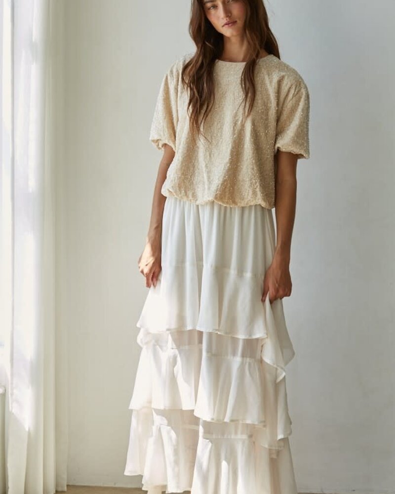 Fay Tiered Ruffle Skirt