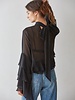 Baroque Flared Cuff Crop Top