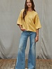 Tobi Knit Cardigan Top | Yellow