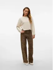 Vero Moda Tessa Wide Leg Jean | Leopard 32" Inseam