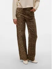 Vero Moda Tessa Wide Leg Jean | Leopard 34" Inseam