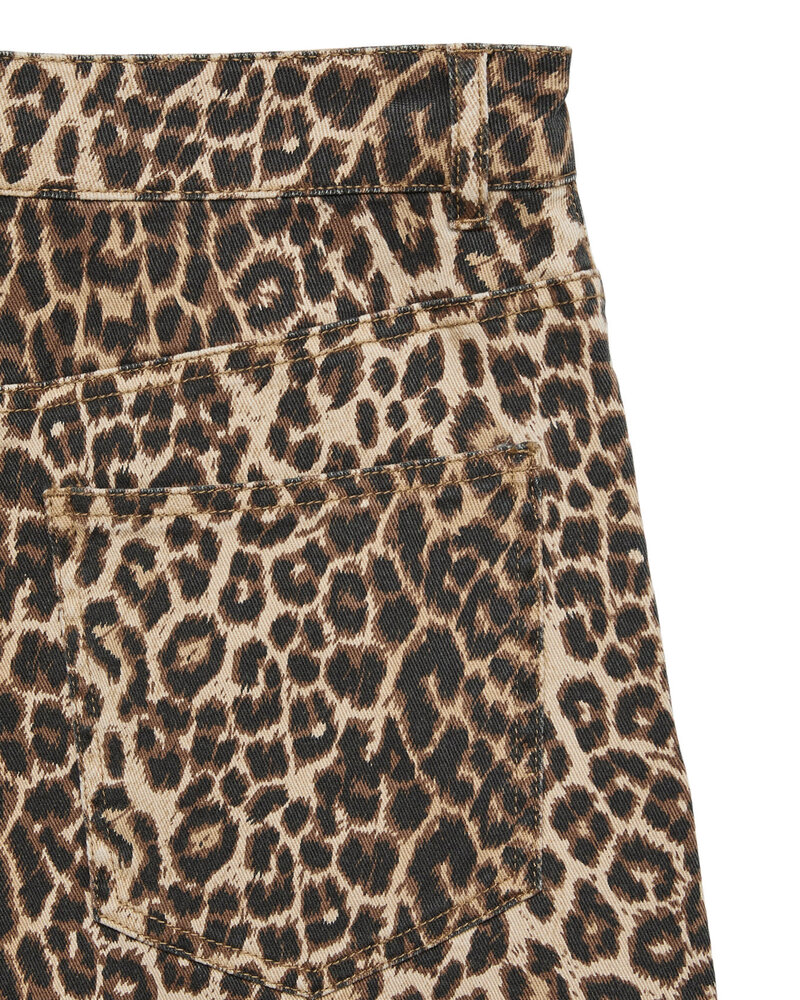 Vero Moda Billie High Rise Barrel Jean | Leopard 32" Inseam