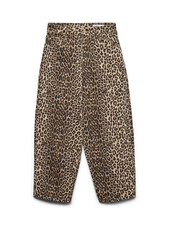 Vero Moda Billie High Rise Barrel Jean | Leopard 32" Inseam