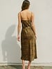 Golden Cowl Maxi Dress