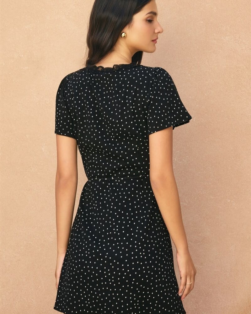 Polka Pop Wrap Dress