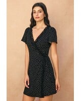 Polka Pop Wrap Dress