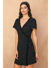 Polka Pop Wrap Dress