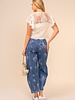 Yeehaw Western Print Denim Jean