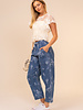 Yeehaw Western Print Denim Jean