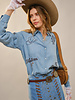 Western Embroidered Snap Button Shirt