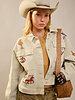 Western Motif Embroidery Denim Jacket
