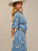 Western Motif Shirt Dress