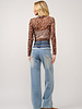 Boots Stitch Mesh Top | Brown