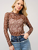 Boots Stitch Mesh Top | Brown