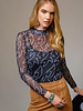 Boots Stitch Mesh Top | Black