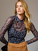 Boots Stitch Mesh Top | Black