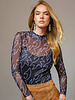 Boots Stitch Mesh Top | Black