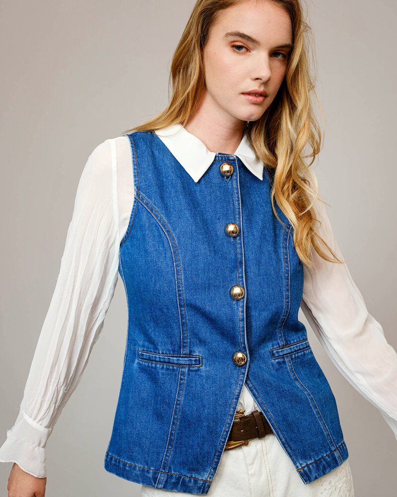 Goldie Denim Vest