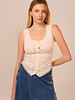 Camilia Corset Top | Ivory