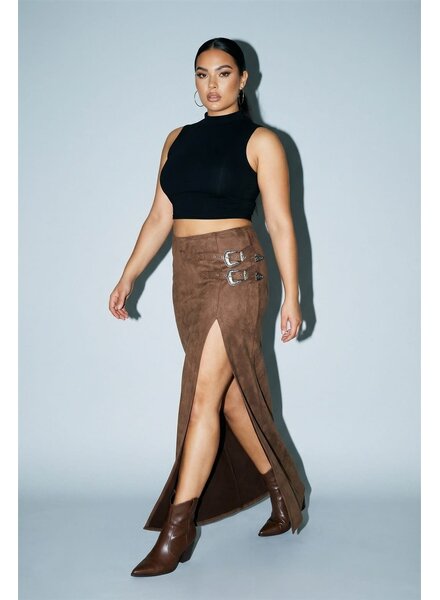 Neah Western Maxi Skirt | Plus